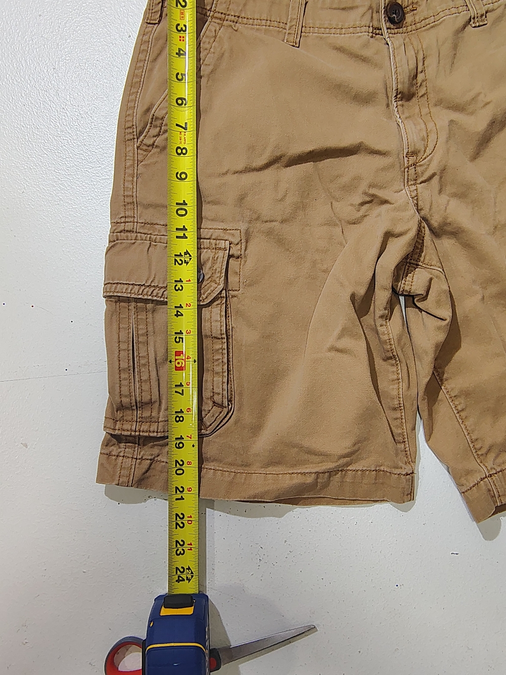 Urban Pipeline Cargo Shorts Men Size 38 Tan Thick Cotton Utility Outdoor - Picture 4 of 11
